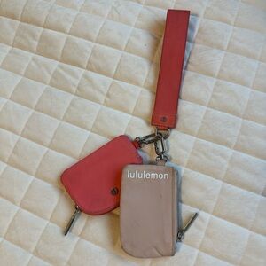 Lululemon dual pouch wristlet
